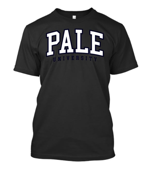 PALE University College Style Lettering T-Shirt
