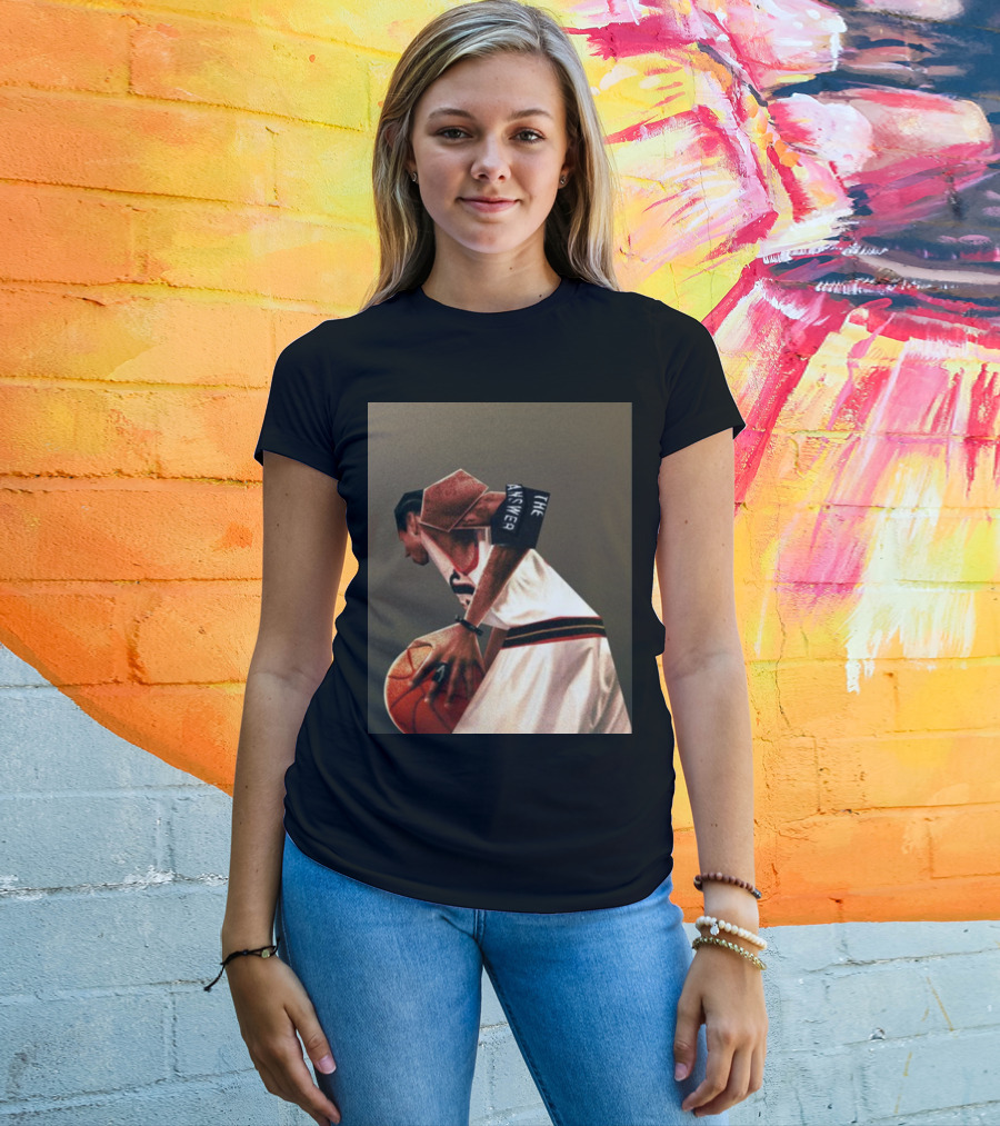 The Answer Allen Iverson Abstract Basketball T-Shirt
