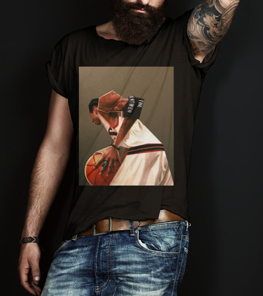 The Answer Allen Iverson Abstract Basketball T-Shirt