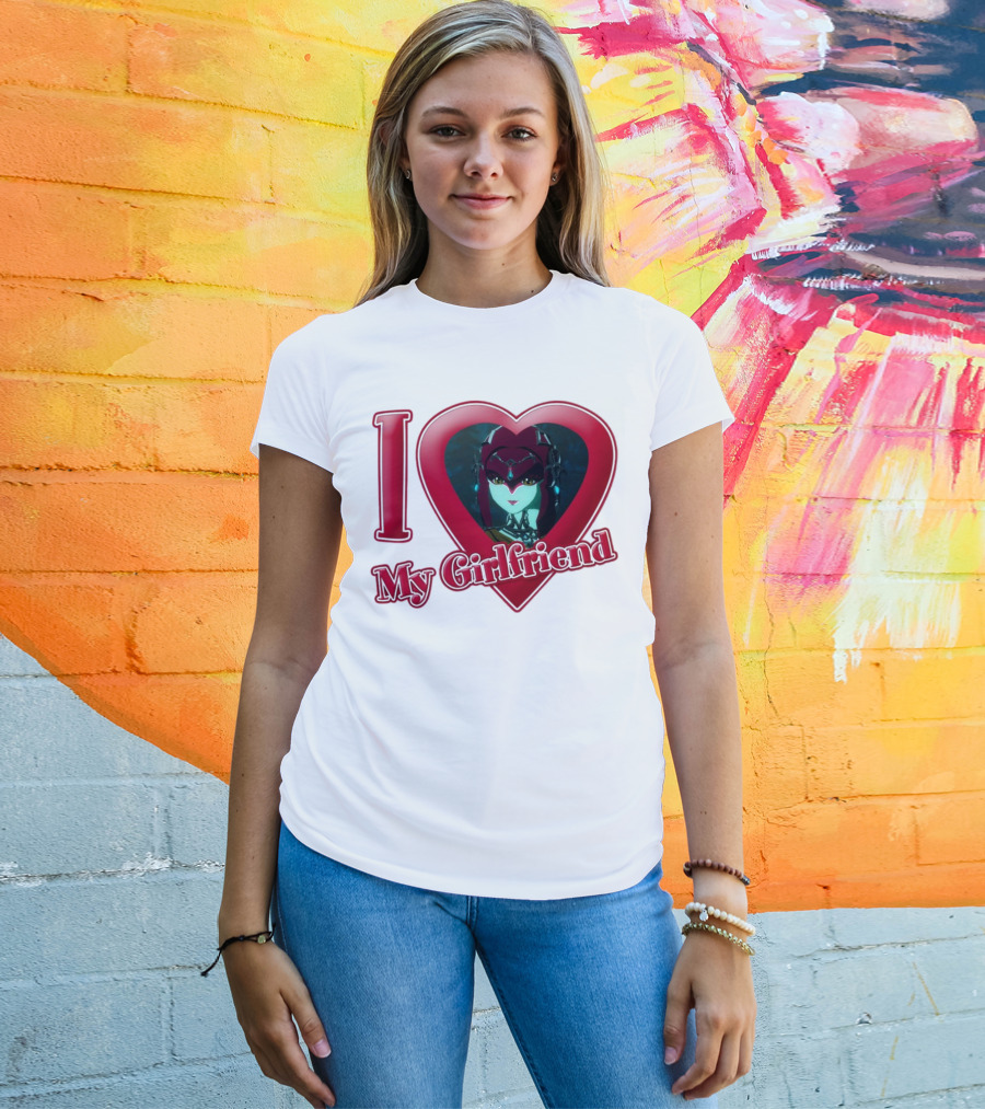 The Legend Of Zelda I Love My Girlfriend Mipha Heart T-Shirt