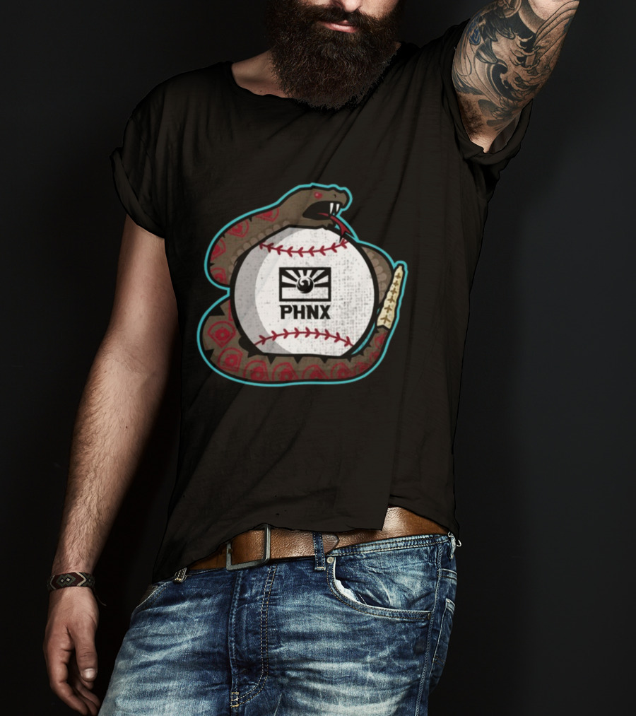 PHNX Baseball Rattlesnake Diamond Back T-Shirt
