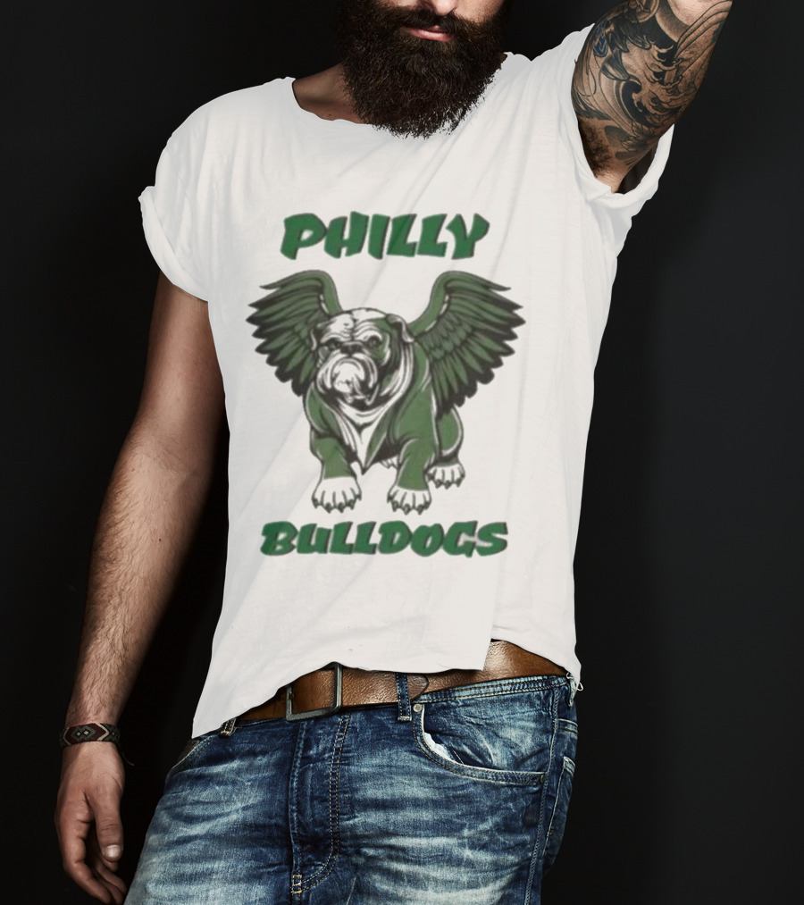 Philly Bulldogs Georgia Bird Dawgs Philadelphia Eagles Bulldogs T-Shirt