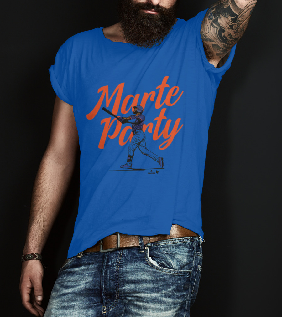 Marte Party New York Baseball Starling Marte T-Shirt