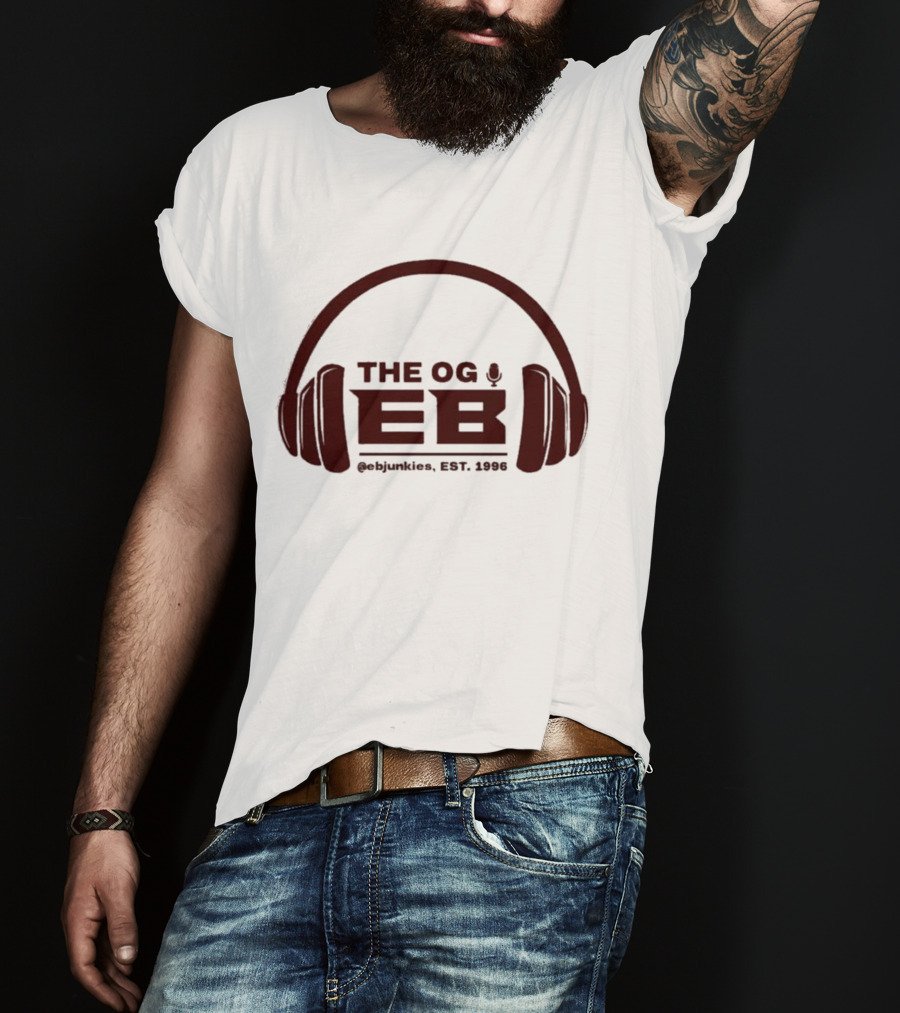 The Og EB Headphones @ebjunkies Est 1996 T-Shirt