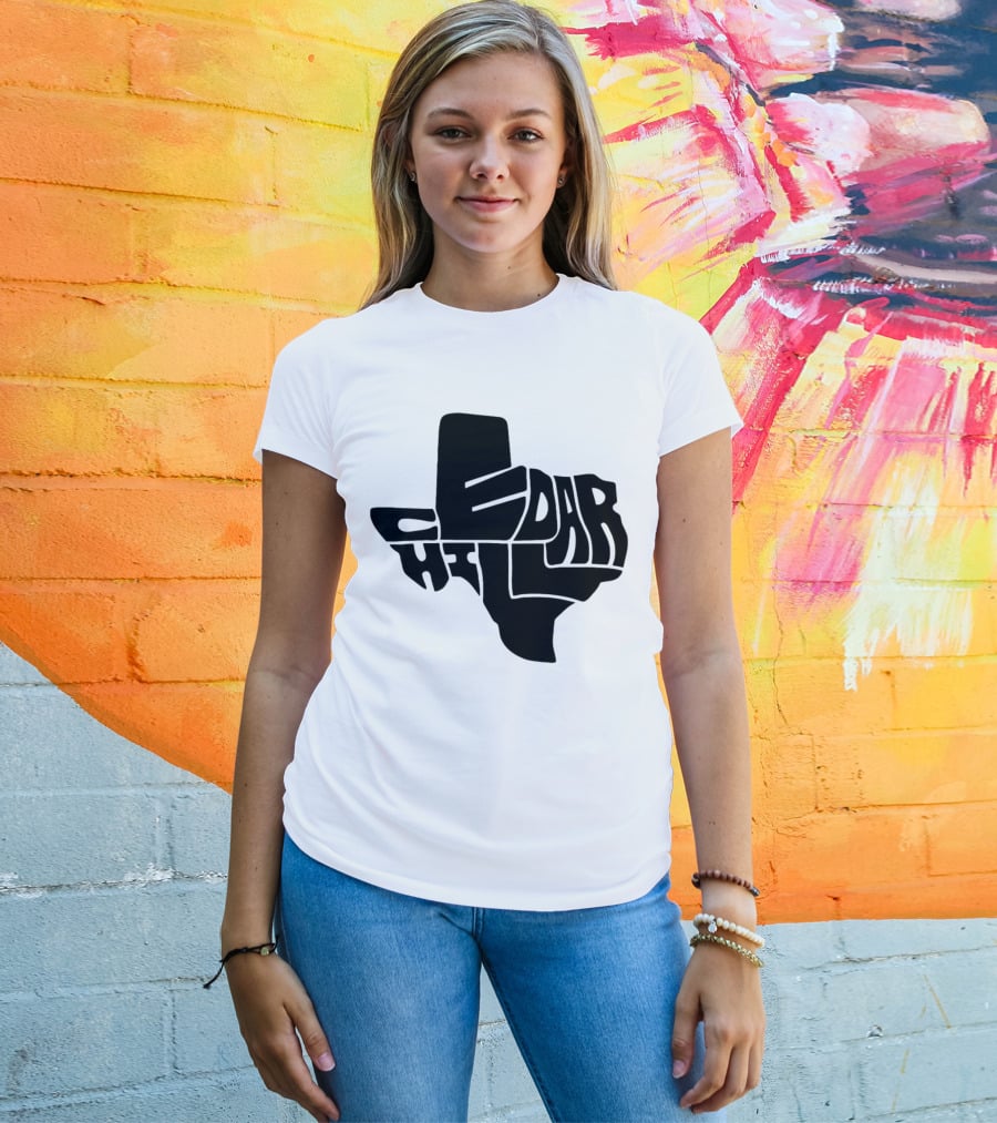 Cedar Hill Texas Map T-Shirt