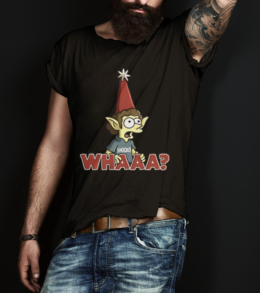 Disenchantment Shocko Whaaa Elf Character Reaction T-Shirt
