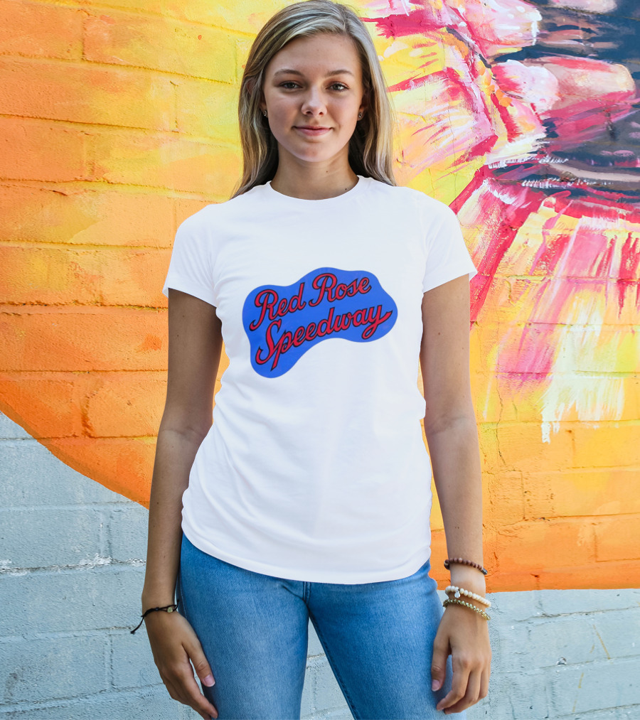 Red Rose Speedway Vintage Blue Emblem T-Shirt