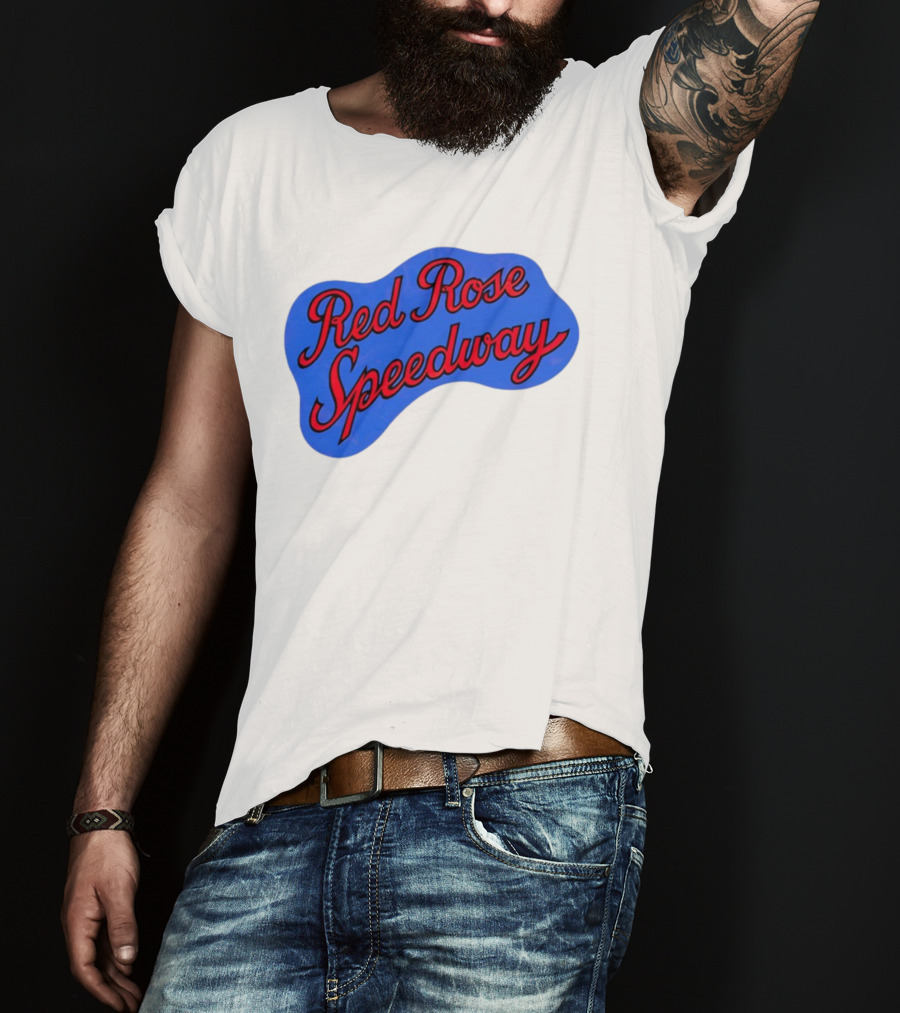 Red Rose Speedway Vintage Blue Emblem T-Shirt