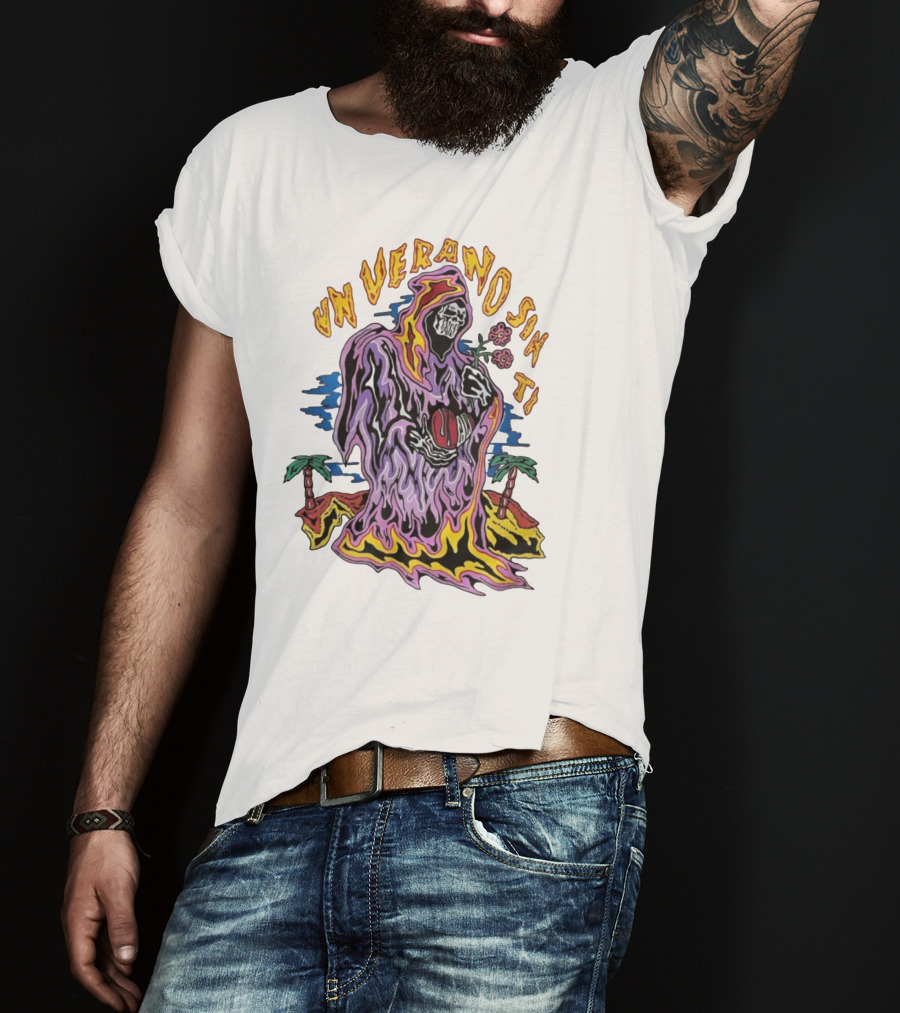 Warren Lotas Bad Bunny Un Verano Sin Ti Grim Reaper T-Shirt