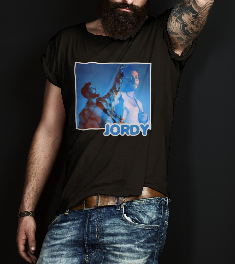 Jordy Feelin Blue Dual Portrait With Cool Tones T-Shirt