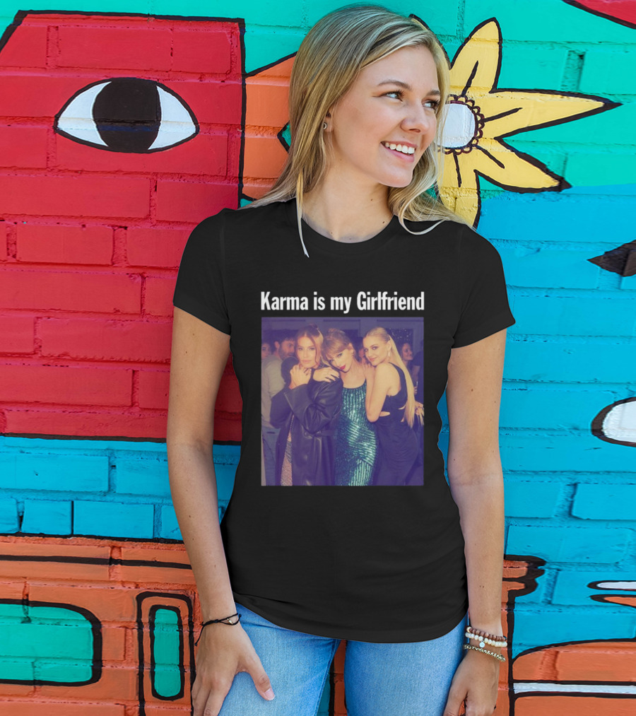 Karma Is My Girlfriend Taylor Green Blue Dress T-Shirt