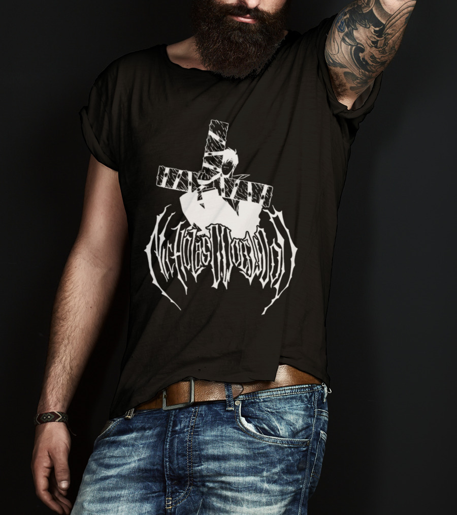 Nicholas D Wolfwood Cross Manga T-Shirt