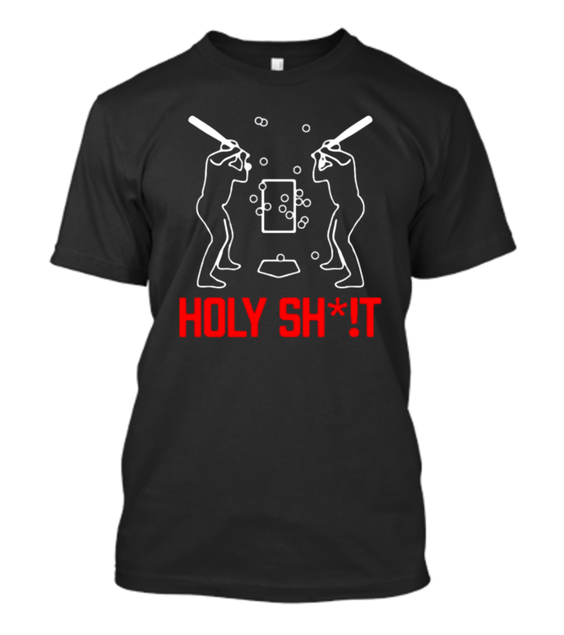Cincy Baseball Batters Facing Pitch Chaos Holy ShT T-Shirt