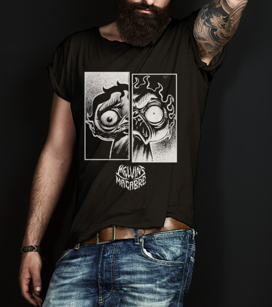 Melvin's Macabre Comic Horror Expression T-Shirt