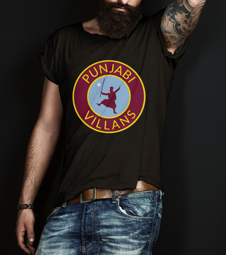 Punjabi Villans Dance Circle T-Shirt