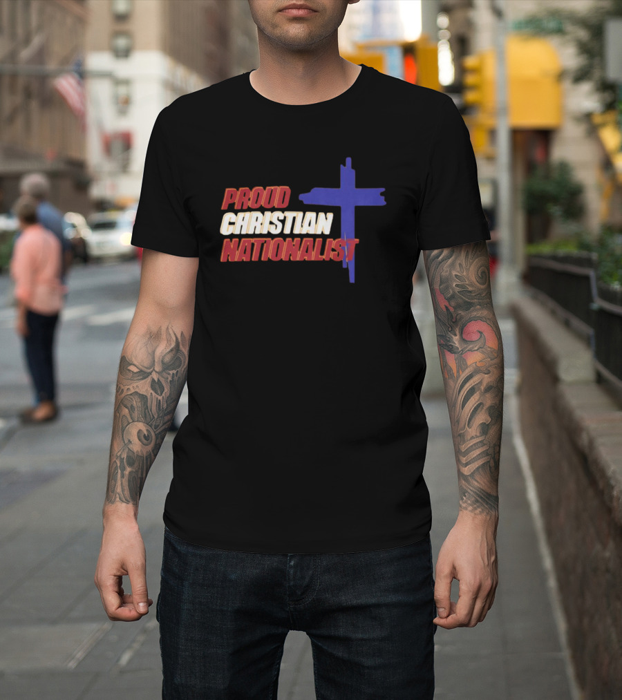 Proud Christian Nationalist Cross T-Shirt