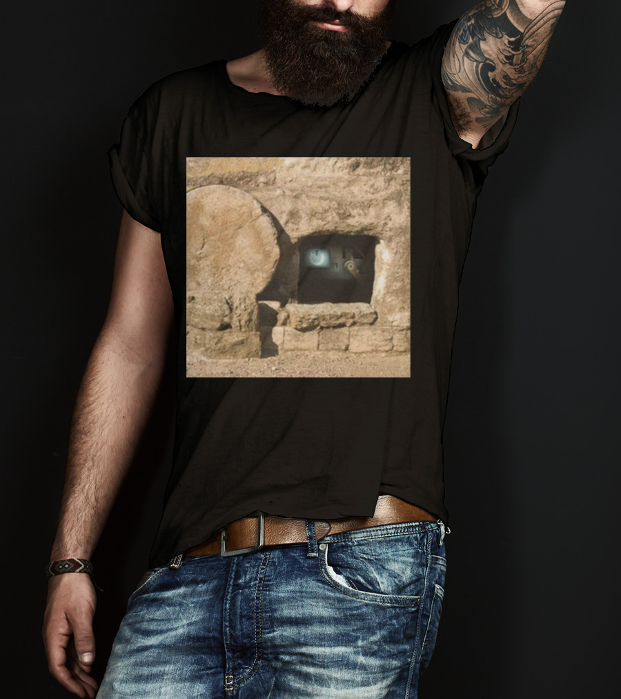 Reboot Van Cave With Stone Doorway And Tech Screen T-Shirt