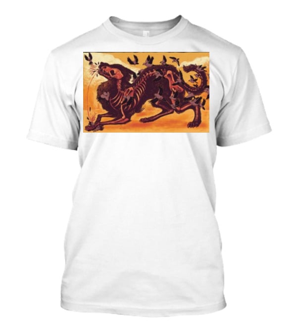 I Lost My Head Again Skeleton Wolves Corvus Ravens T-Shirt