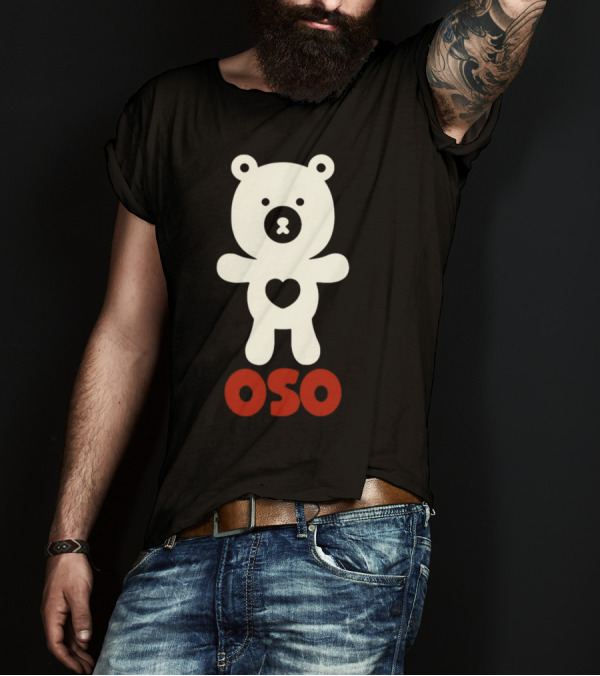 Wicked Naughty Oso Gay Bear Heart T-Shirt