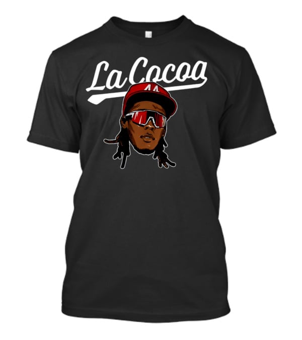 Elly De La Cruz La Cocoa Red Hat Sunglasses Baseball T-Shirt