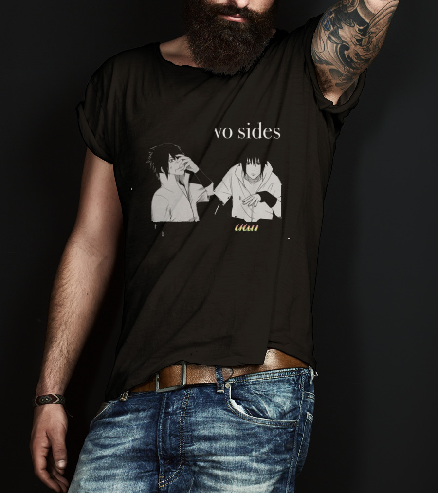 I Have Two Sides Mentally Unstable Gay Anime Character Contrasts T-Shirt