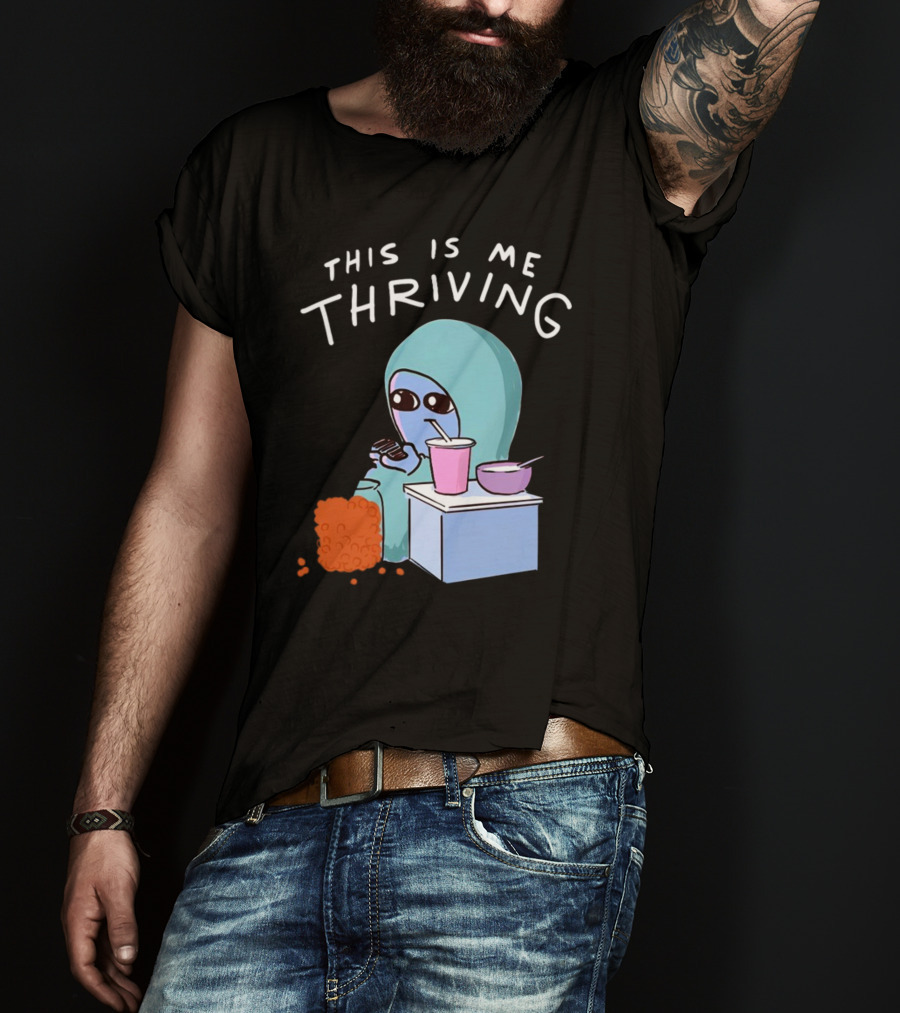 This Is Me Thriving Blanket Creature With Snacks T-Shirt