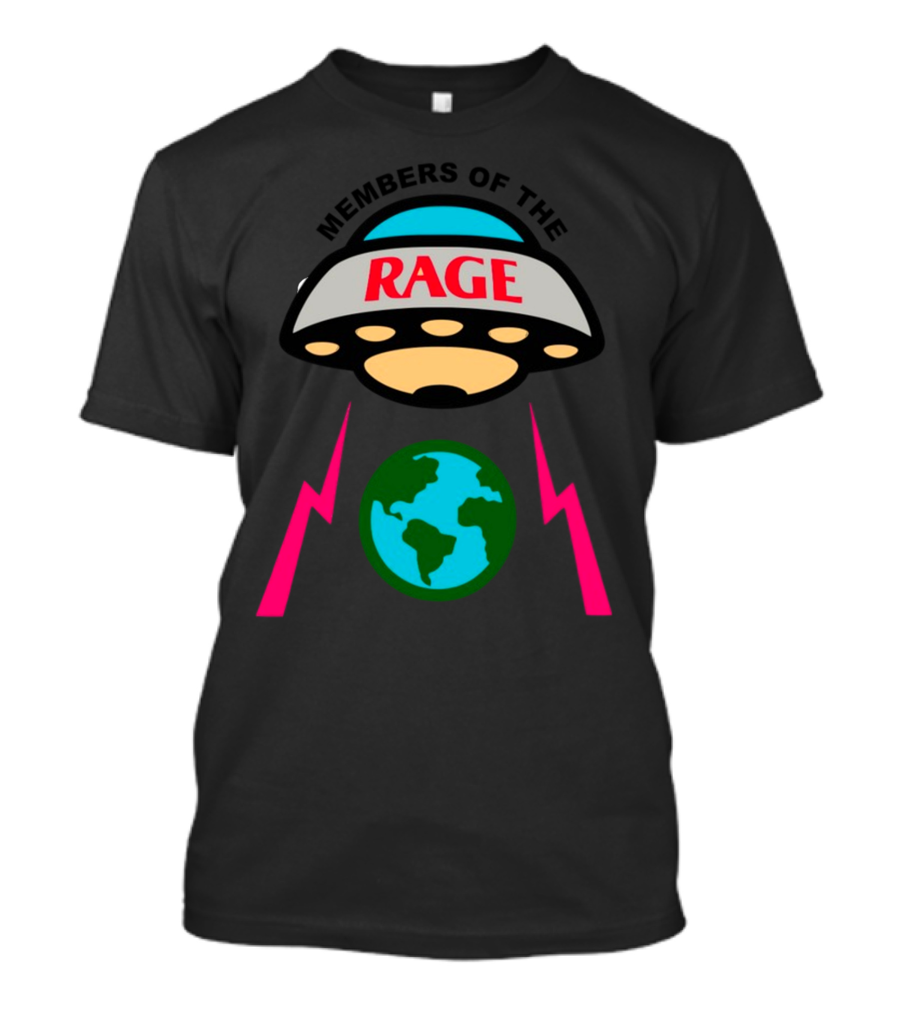 Members Of The Rage UFO Earth Lightnings T-Shirt