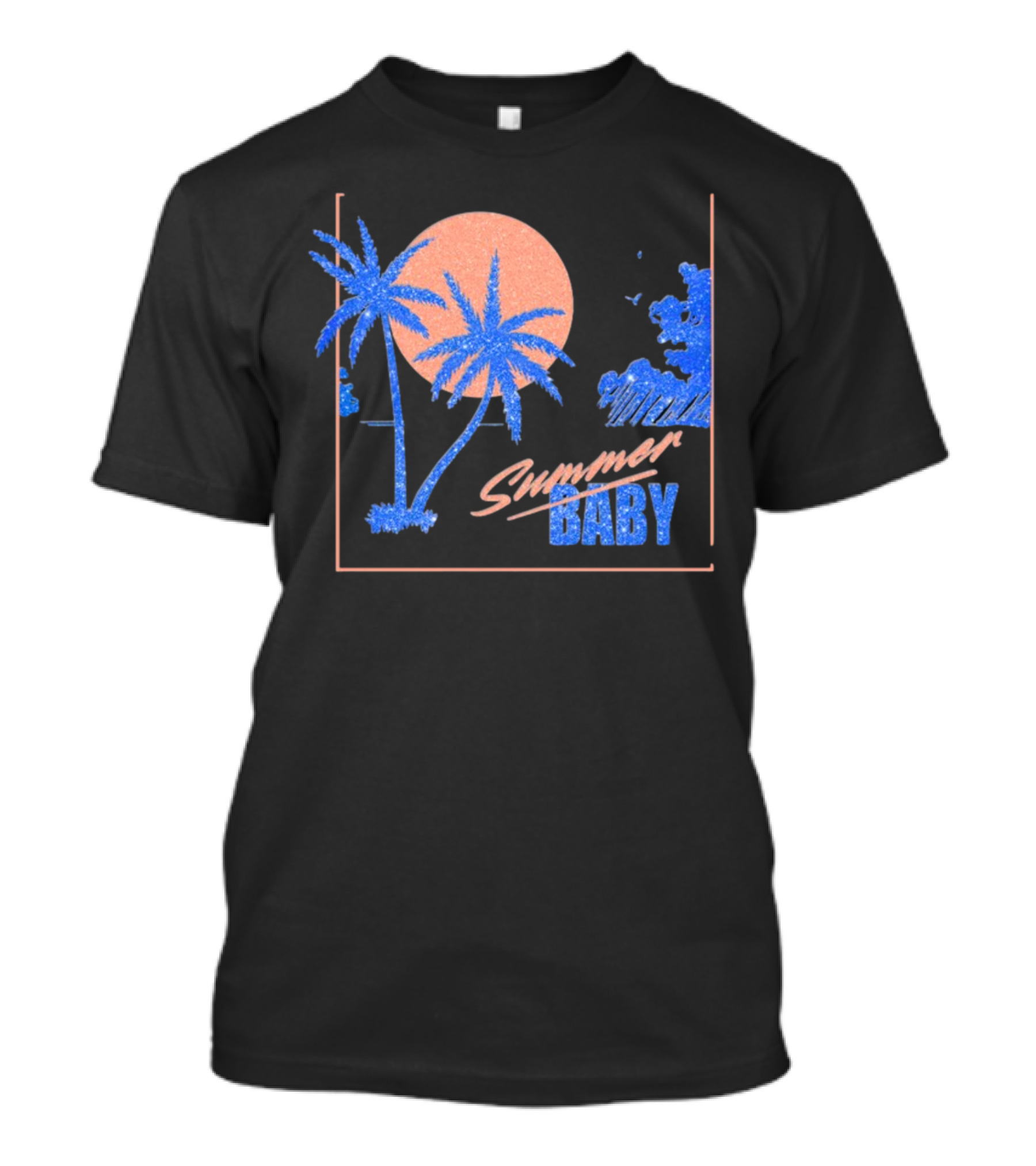 Summer Baby Tropical Sunset Vibes T-Shirt