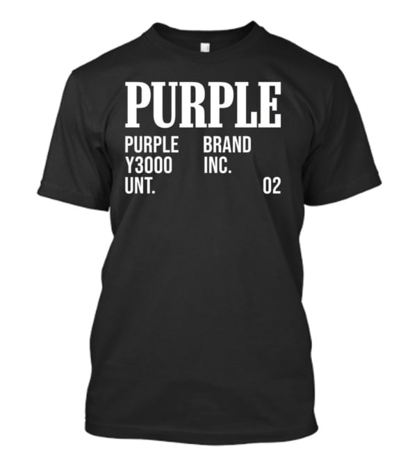 Cristina Pache Purple Y3000 Brand Inc Unt 02 T-Shirt