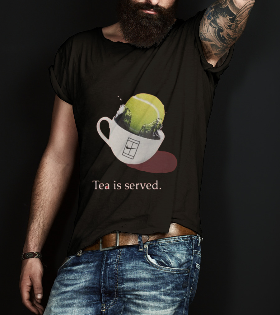 Tea Is Served Tennis Cup T-Shirt