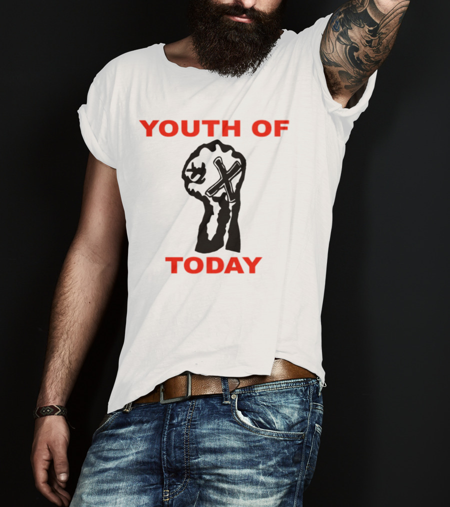 Youth Of Today Fist With Cross T-Shirt