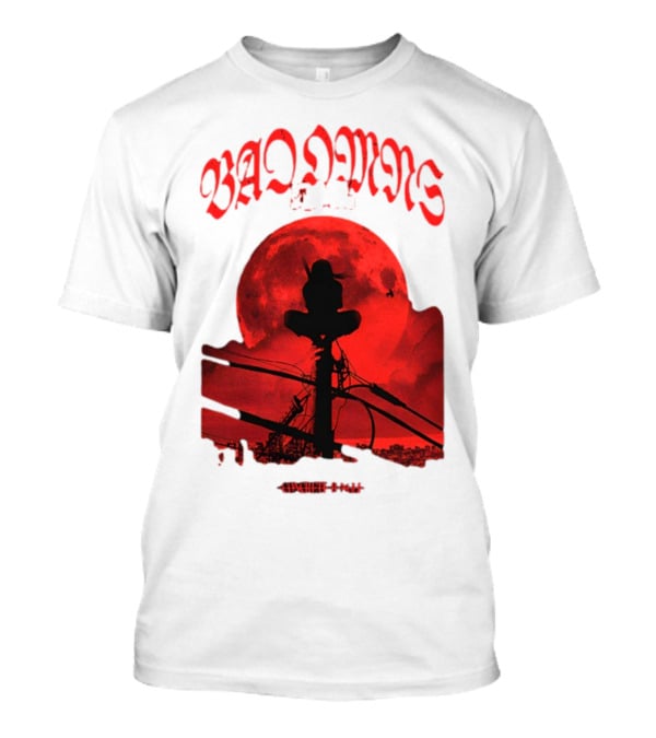 Bad Omens Blood Moon Electric Pole T-Shirt