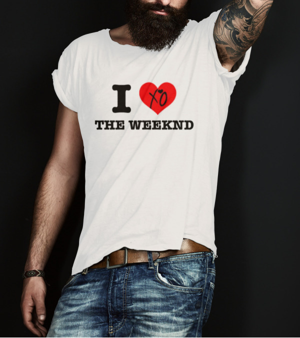 Hoesforclothes I Heart XO The Weeknd T-Shirt