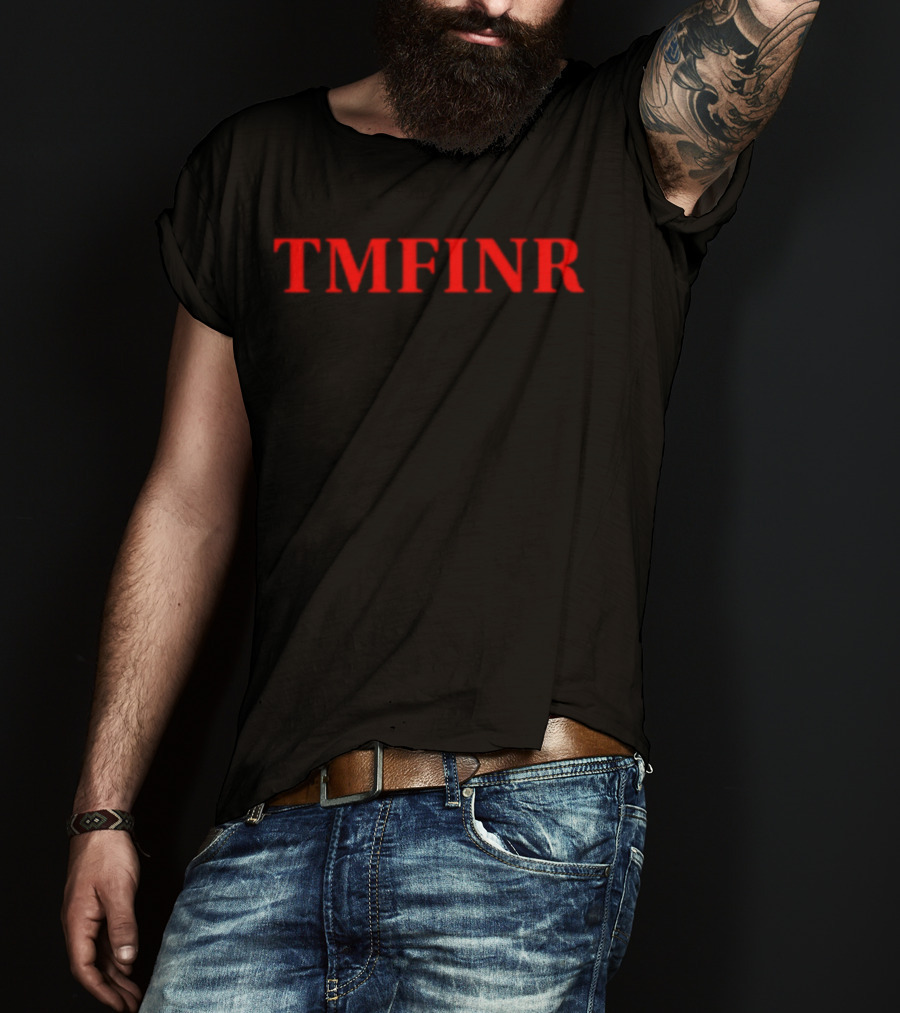 TMFINR Bold Red Lettering T-Shirt