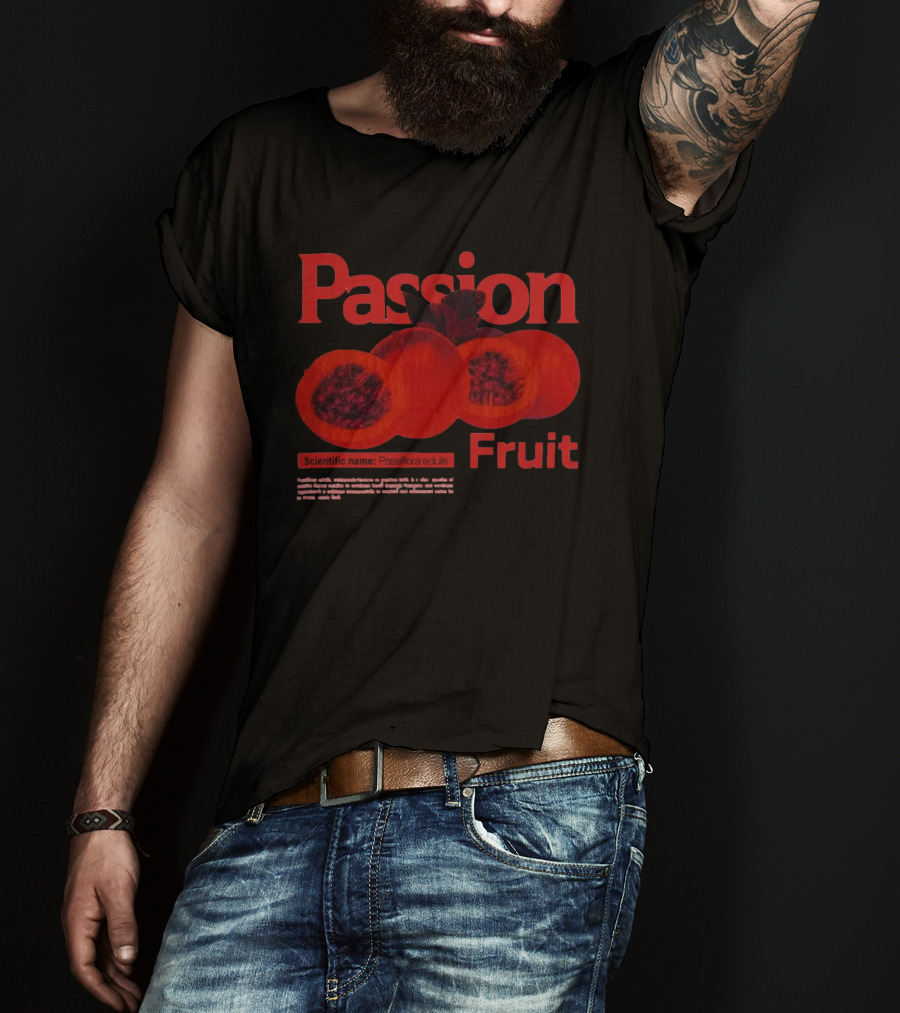 Atthemoment Merch Passionfruit Passiflora Edulis Scientific Name T-Shirt