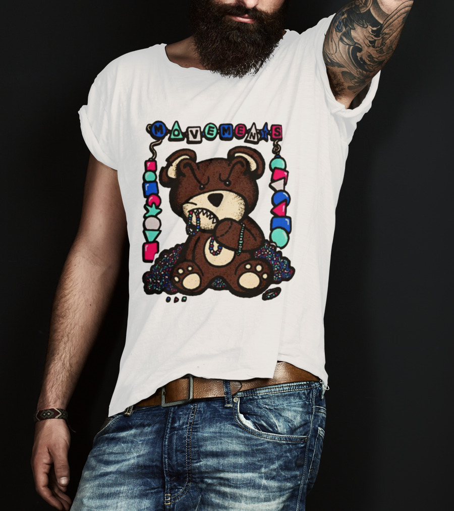 Movements Crazy Teddy Bear Beads Playful Blocks T-Shirt