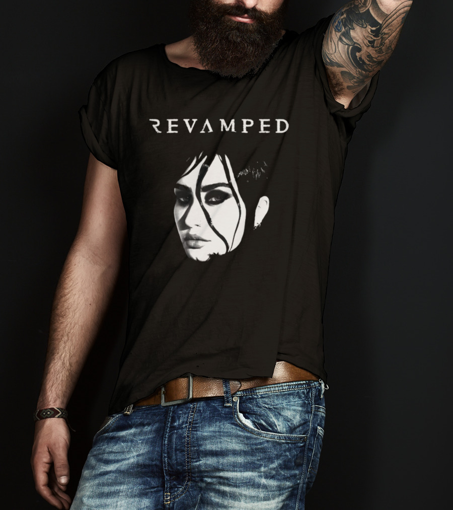Demi Lovato Revamped Black And White Portrait T-Shirt