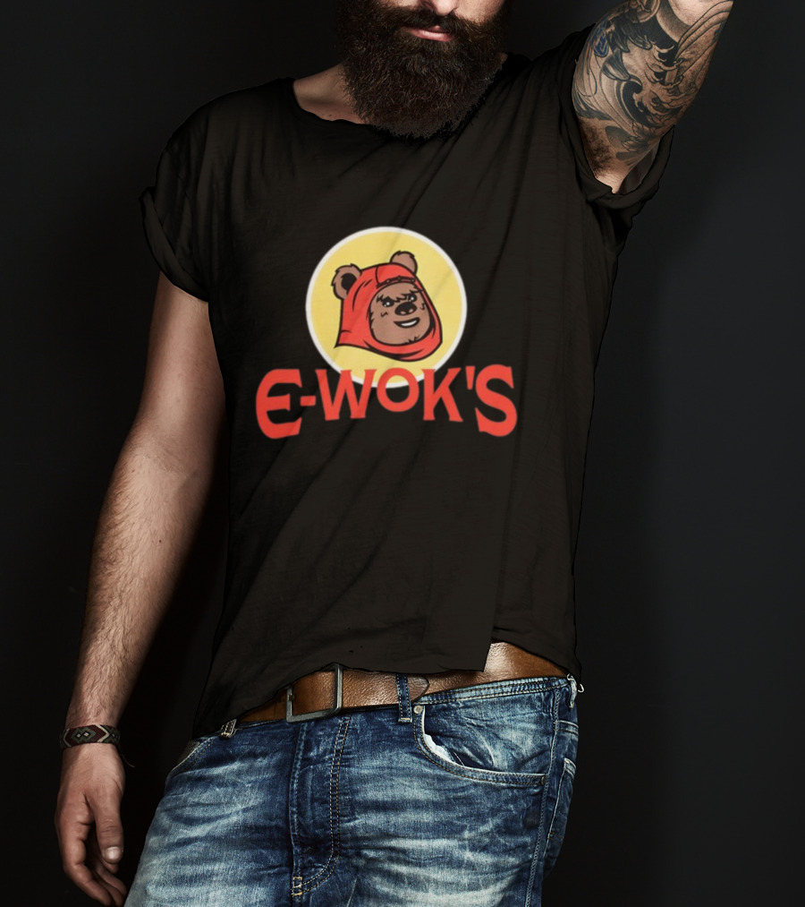 E-Wok's Cute Character In Red Hood T-Shirt