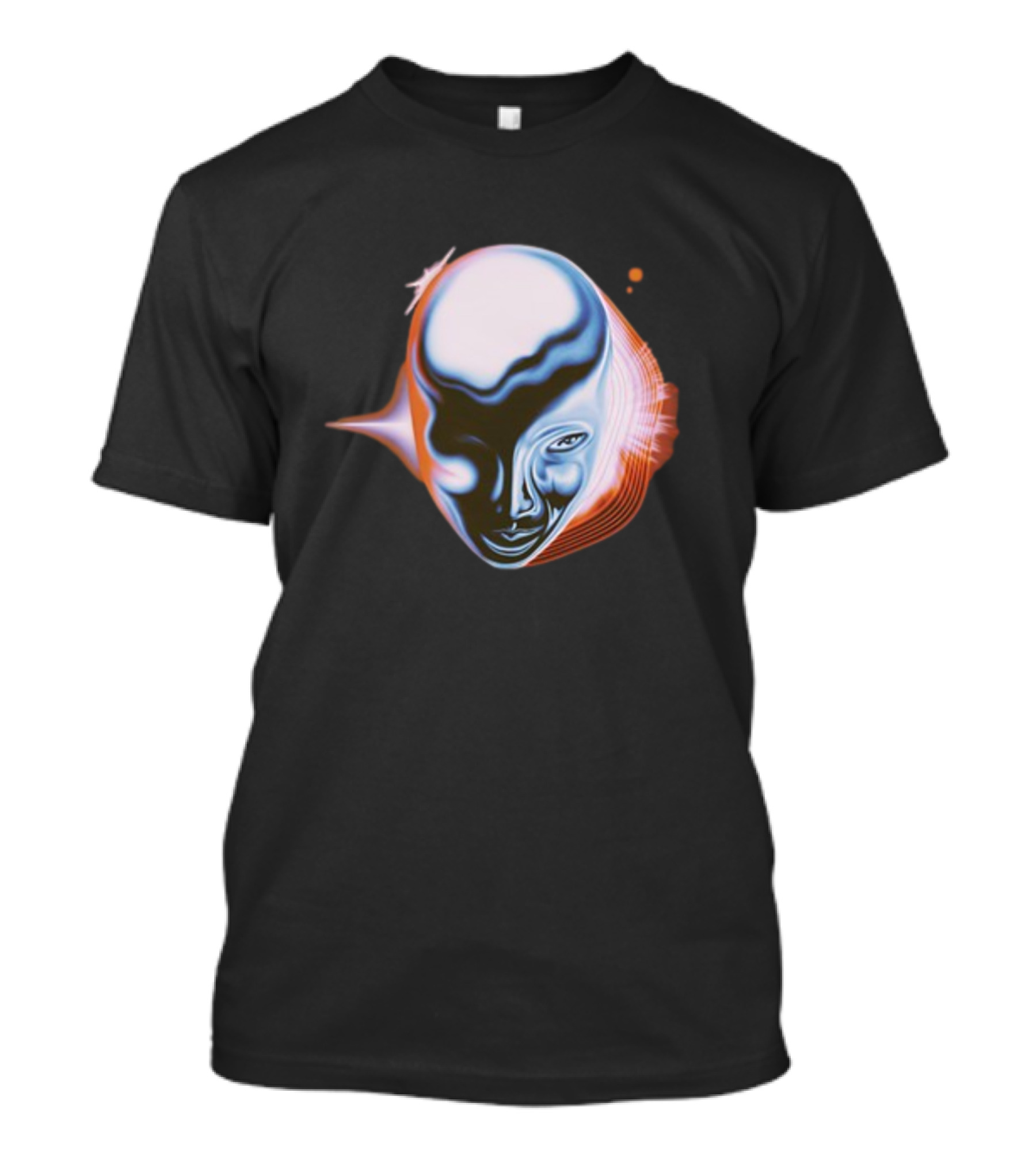 Take My Breath Futuristic Surreal Face T-Shirt