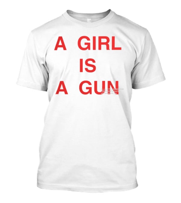 A Girl Is A Gun Pleasures X FTP Los Angeles Collaboration T-Shirt
