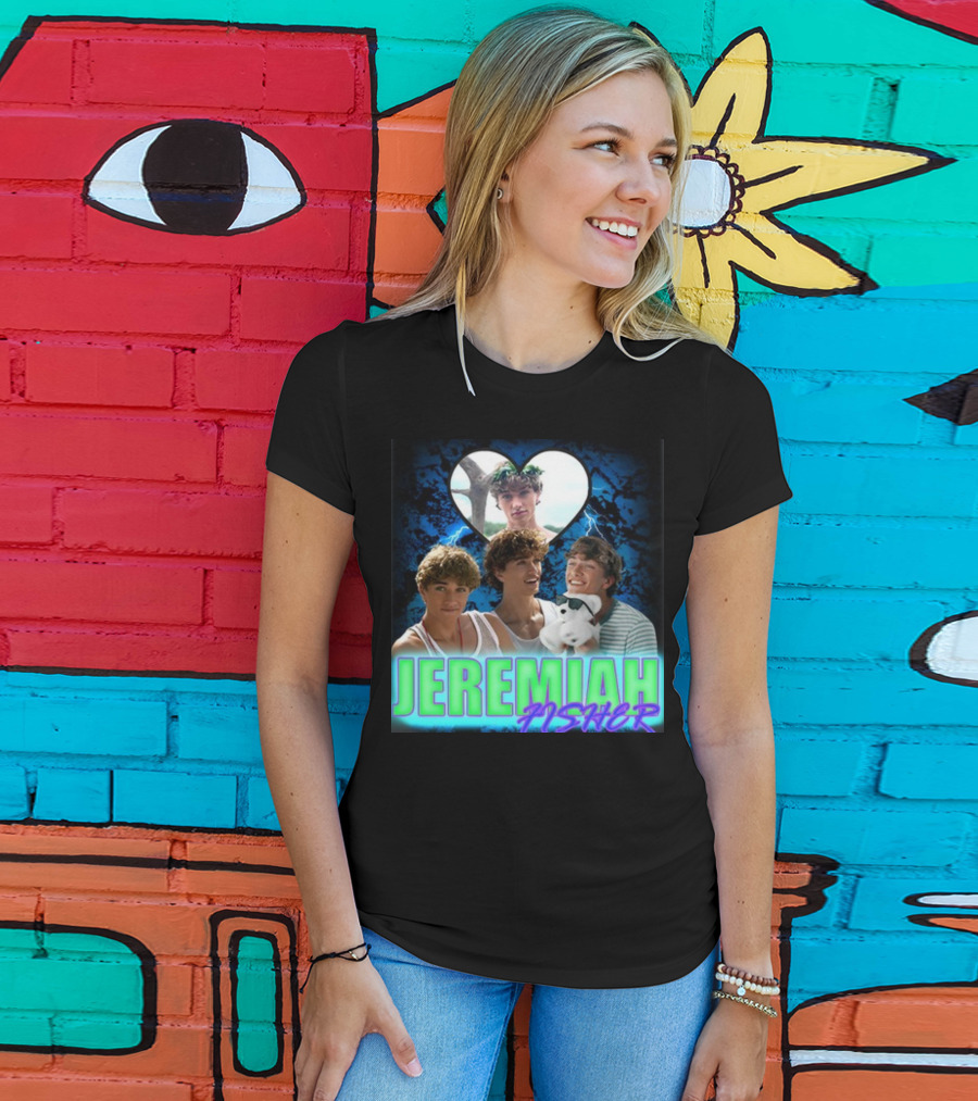 JEREMIAH FISHER Heart Lightning Trio T-Shirt