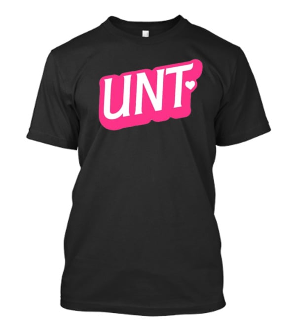 UNT Union Barbie Style Pink Heart T-Shirt