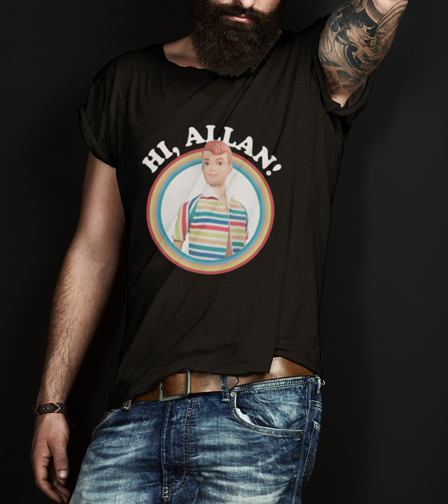 Hi Allan Retro Rainbow Toy T-Shirt