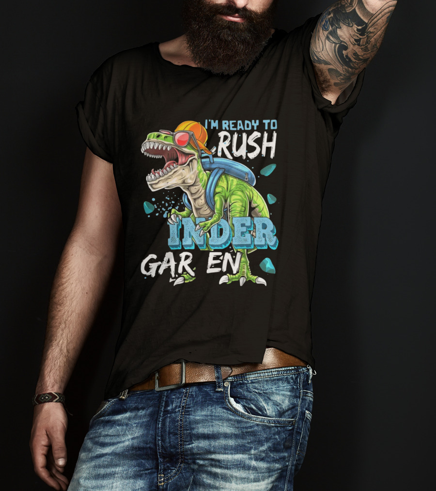 I'm Ready To Crush Kindergarten Dinosaur Adventure T-Shirt
