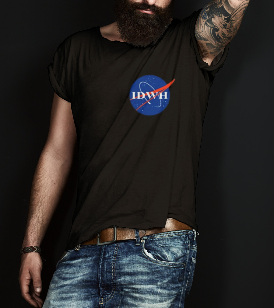 I Don't Work Here IDWH NASA T-Shirt
