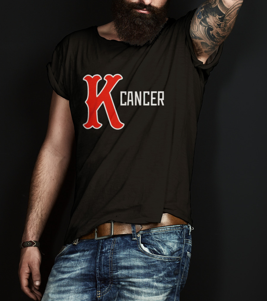 Boston Red Sox K Cancer T-Shirt