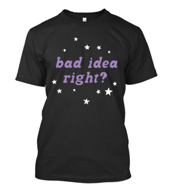 Bad Idea Right Stars Theme Olivia Rodrigo T-Shirt