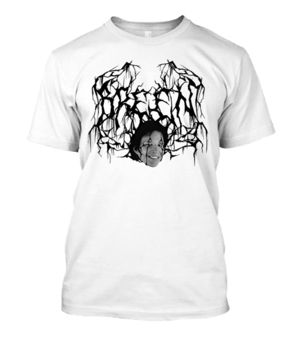Breen Heavy Metal Style Face T-Shirt