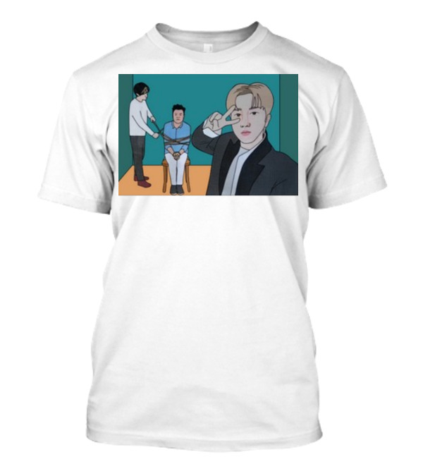 JYP Seungmin Changbin Wrath Earned Cotton Prompt T-Shirt