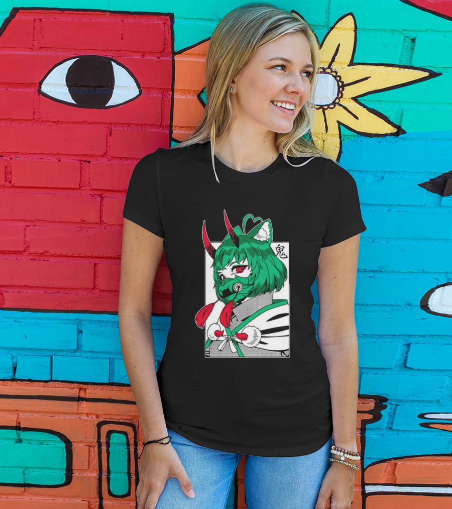 Girl Dm Bundle Anime Style Masked Character Birthday T-Shirt
